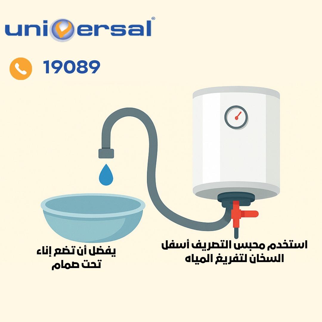 تصريف المياه بأمان تصريف المياه بأمان